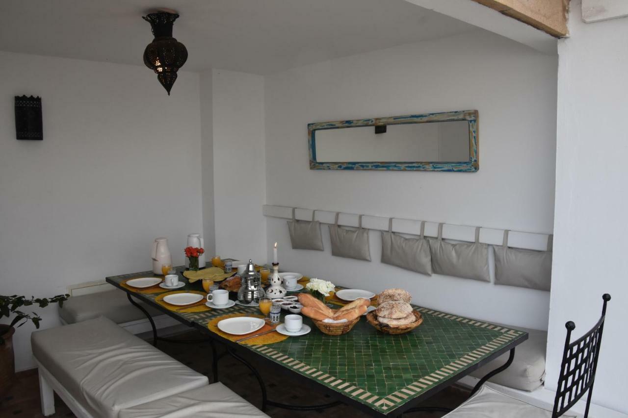 Riad Dar Assalama Terrasse Vue Mer Эс-Сувейра Экстерьер фото